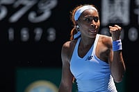 Coco Gauff Vs Kamilla Rakhimova, AO 2026: American Clinches Spot In Round Two | Photo: AP/Aaron Favila : Coco Gauff of the U.S. reacts after defeating Kamilla Rakhimova of Uzbekistan in their first round match at the Australian Open tennis championship in Melbourne, Australia.