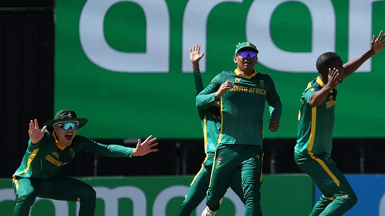 South Africa are batting first against Tanzania. - X/ProteasMenCSA