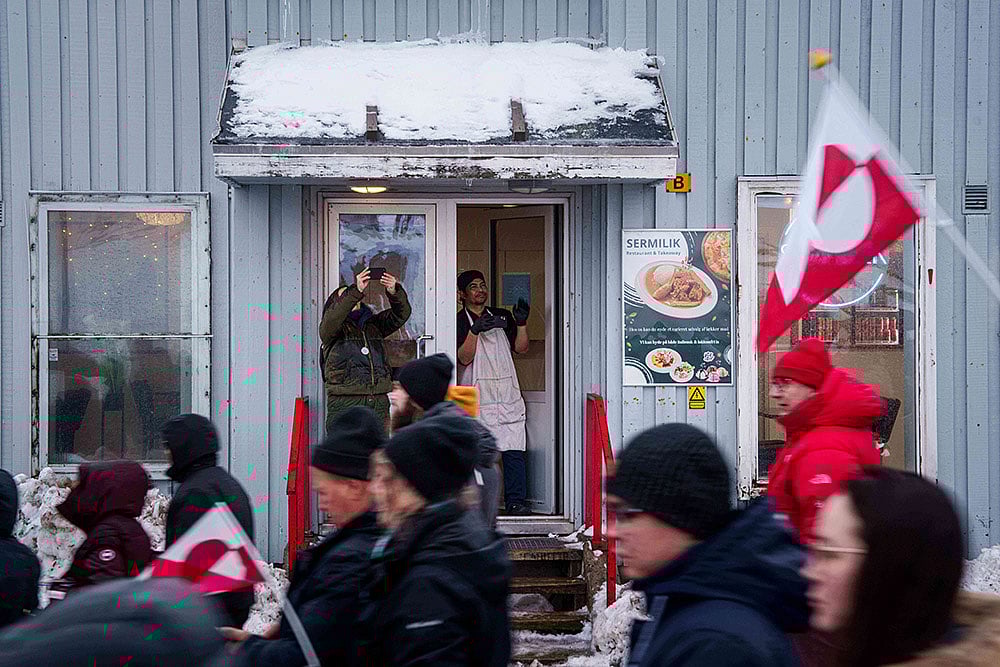 US-Greenland Standoff - Hands off Greenland protests-