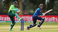 Pakistan Vs New Zealand LIVE Score, ICC U-19 Cricket World Cup 2026: Shaheens Up Against Kiwis In First Super 6 Clash | Photo: X/cricketworldcup : Pakistan U19 in action during their ICC U-19 Cricket World Cup match against England on January 16, 2026.