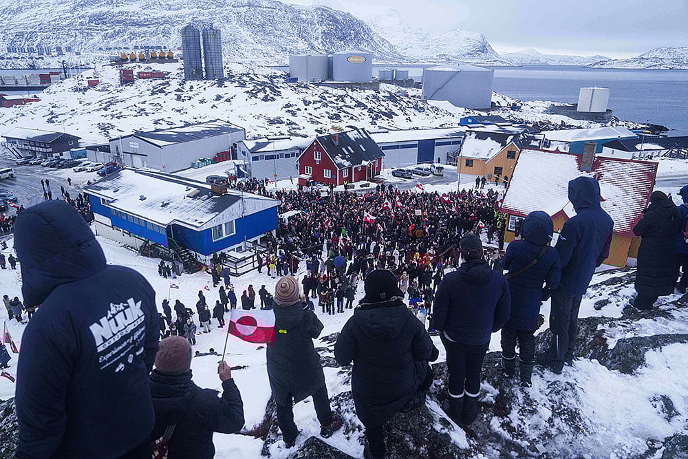 US-Greenland Standoff - Hands off Greenland protests-