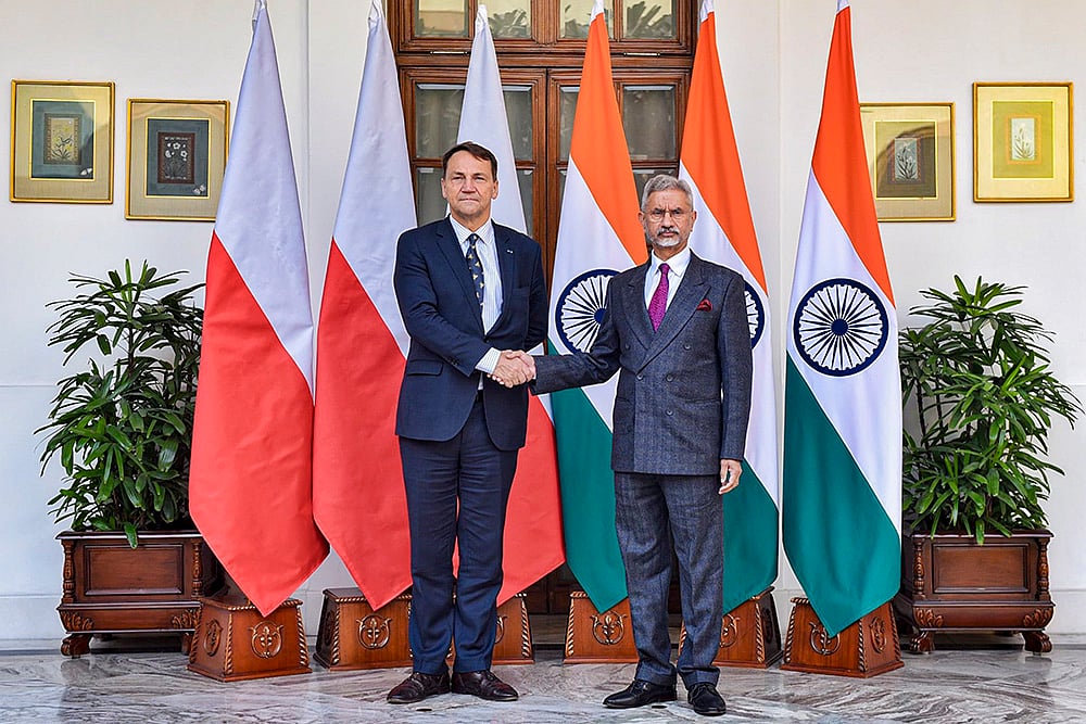 Jaishankar with Polands Dy PM