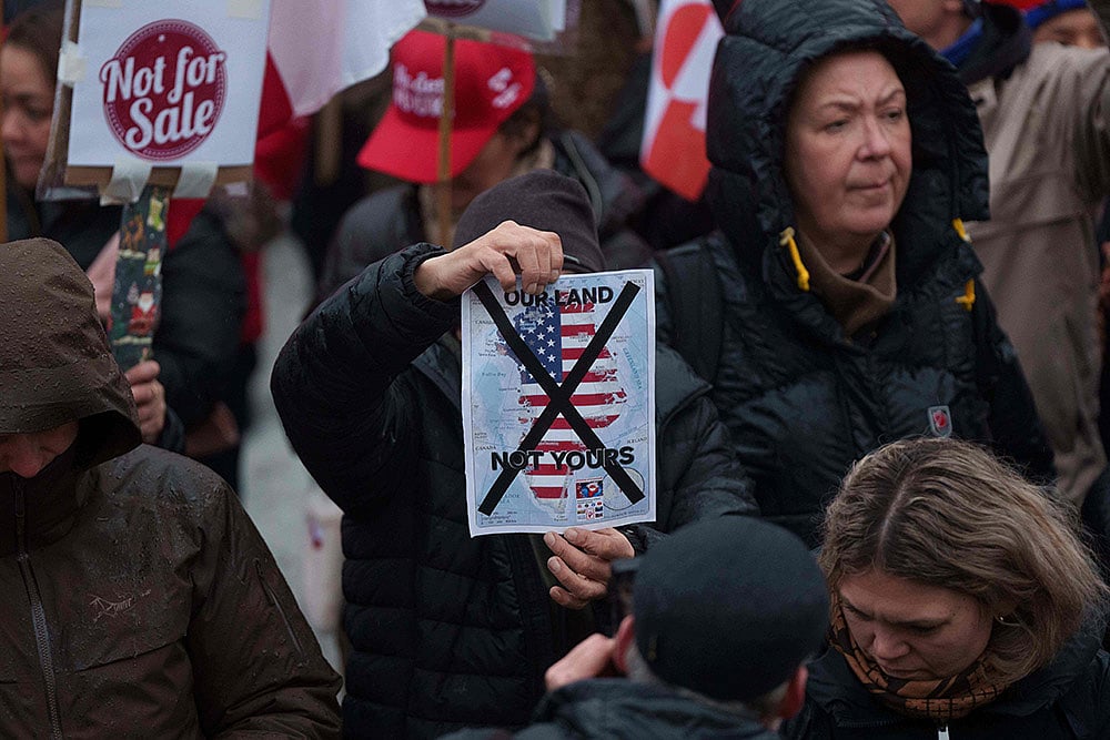 US-Greenland Standoff - Hands off Greenland protests-