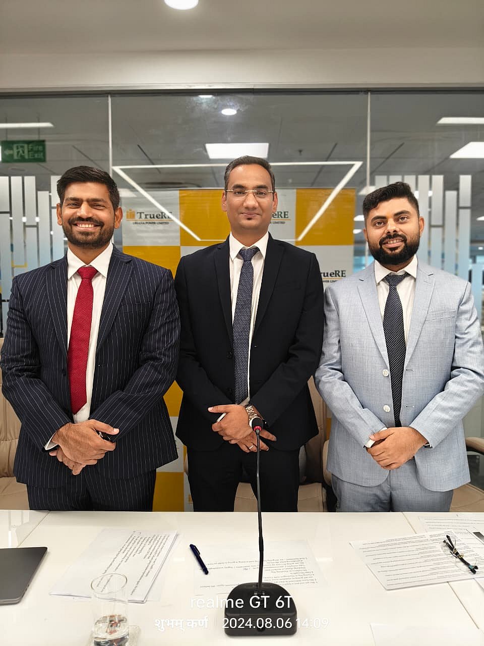 (L) Anirudh Saraswat, Chief Business Officer (CBO), (C) Rupal Gupta, Managing Director and CEO and (R) Parveen Jangra, Chief Operating Officer (COO) and Chief Technical Officer (CTO) - null