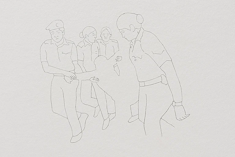 Shilpa Gupta, Untitled (Jailed Poet Drawings) (2018). Commissioned by YARAT Contemporary Art Space. Image courtesy of the artist and Art Jameel. Photography by Pat Verbruggen. - | Courtesy - Ishara art foundation