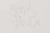 | Courtesy - Ishara art foundation : Shilpa Gupta, Untitled (Jailed Poet Drawings) (2018).  Commissioned by YARAT Contemporary Art Space. Image courtesy of the artist and Art Jameel. Photography by Pat Verbruggen.