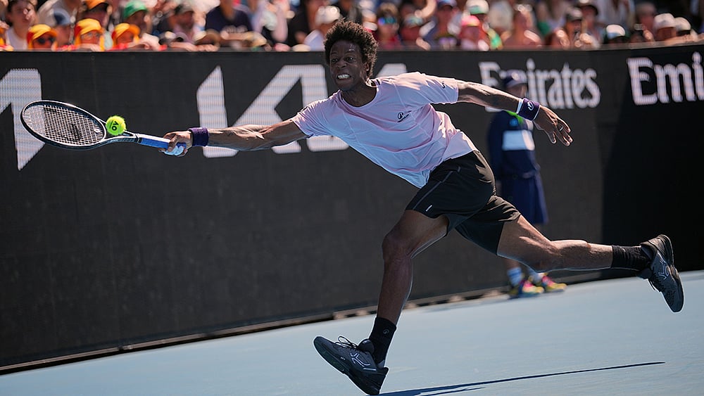 Gael Monfils Vs Dane Sweeny Australian Open tennis-8