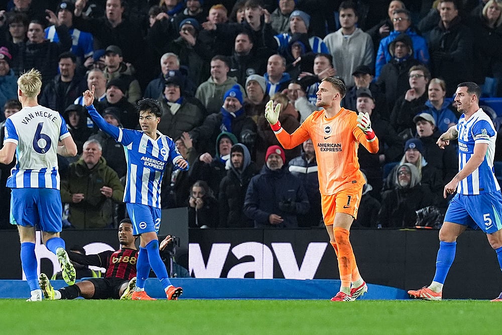 Brighton Vs Bournemouth premier league soccer-Bart Verbruggen