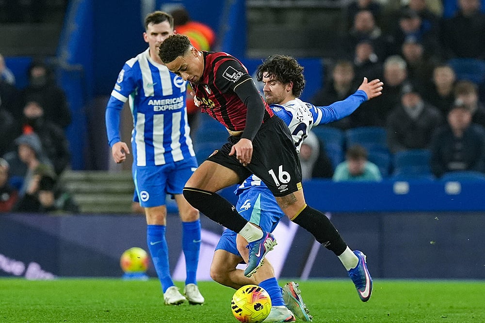 Brighton Vs Bournemouth premier league soccer-Marcus Tavernier