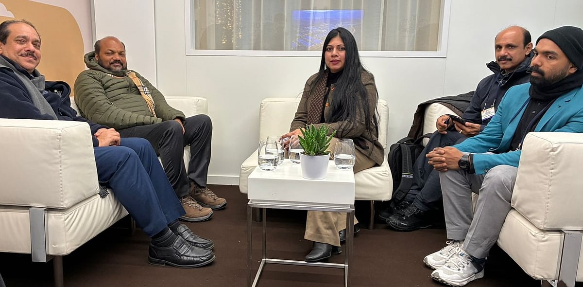 Minister Rajeeve Engages With Industry Stakeholders At WEF