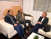 Minister Rajeeve Engages With Industry Stakeholders At WEF