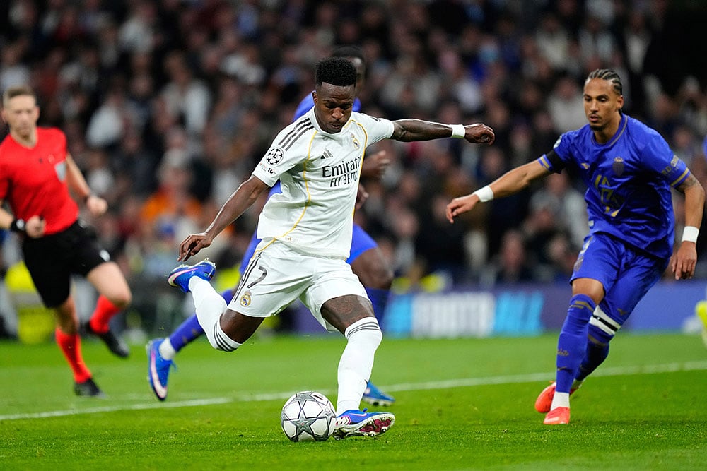 Champions League 2025-26: Monaco vs Real Madrid Vinicius Junior