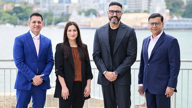 ETPL owners and co-owner including Abhishek Bachchan (second from left). - Special Arrangement