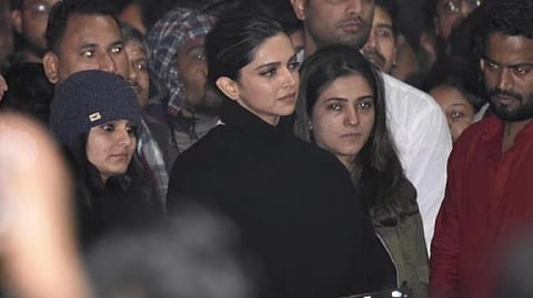 Deepika Padukone at the JNU Protest 2020
