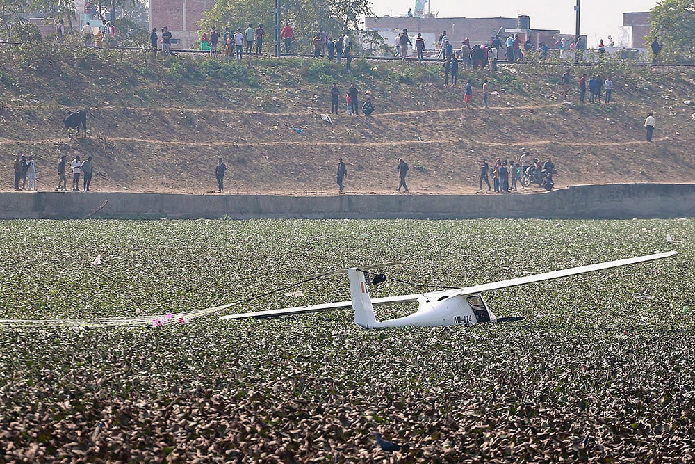 Air Force airplane crashes in Prayagraj
