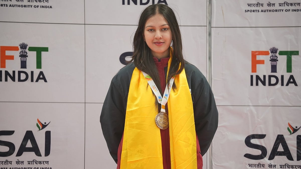 Gauri Rai after winning Gold in Figure Skating at the Khelo India Winter Games 2026 - KIWG 2026
