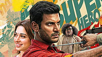 Vishal And Tamannaah Bhatia Reunite For Sundar C's Purushan X/Tamannaah Bhatia : Tamannaah Bhatia and Vishal in Sundar C's Purushan