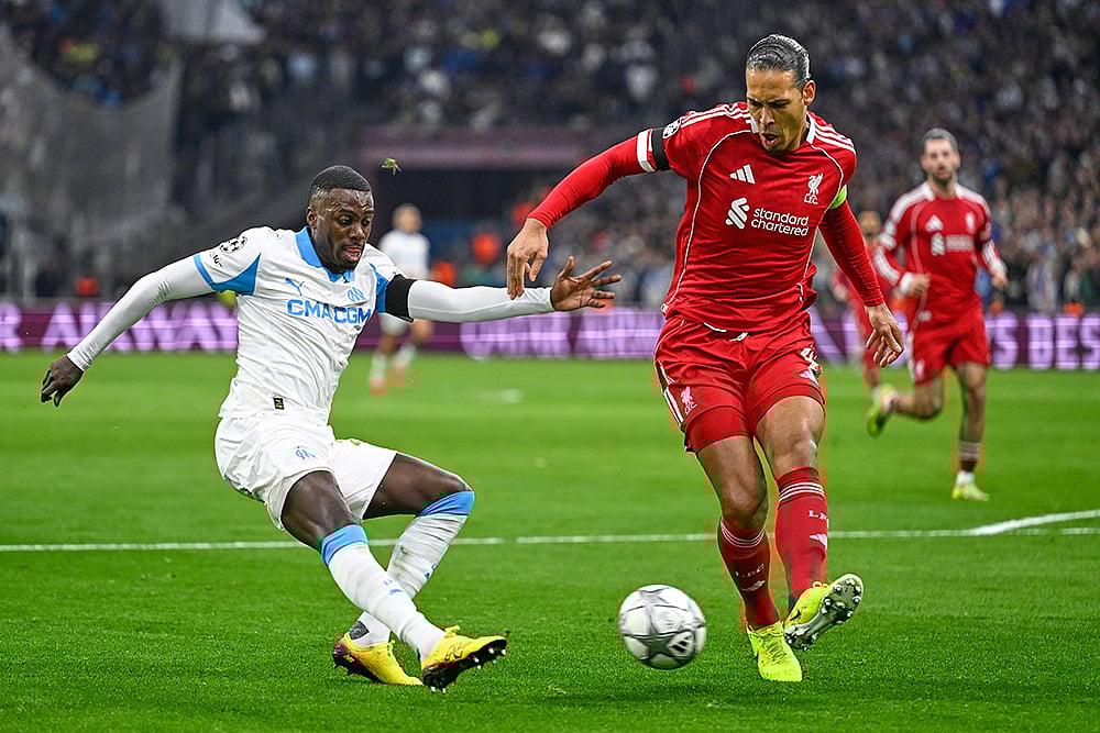 Marseille vs Liverpool uefa Champions League soccer-Virgil van Dijk