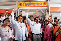 Mumbai Mayor Post Reserved For Women General Quota Through Lottery IMAGO / ANI News : Elected candidates from Shiv Sena UBT head towards Konkan Bhavan to register themselves as corporators along with the former Mumbai Mayor Kishori Pednekar.
