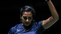 Pvsindhu1/X : PV Sindhu celebrating after a win in Indonesia Masters Super 500.