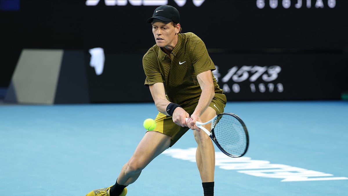 Jannik Sinner in action in Australian Open 2026 - AustralianOpen/X