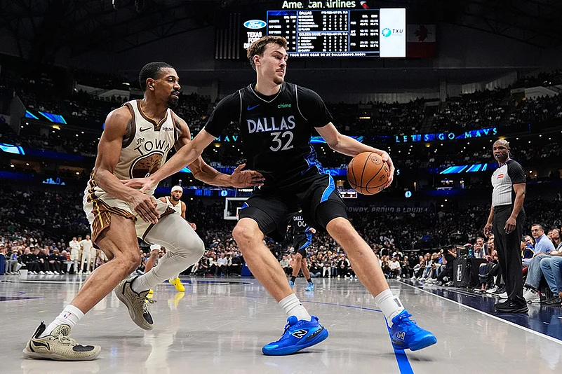Warriors vs Mavericks Basketball-Cooper Flagg