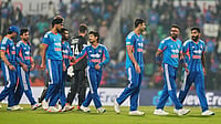 IND Vs NZ Live Streaming, 2nd T20I: When, Where To Watch India Vs New Zealand Match On TV And Online? | Photo: AP/Mahesh Kumar A. : Indian players celebrate after their win in the first T20 cricket match against New Zealand in Nagpur, India.