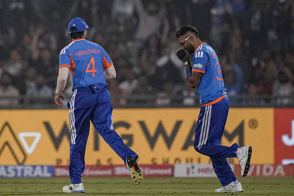 IND vs NZ 2nd T20I Cricket-Hardik Pandya