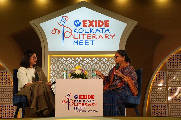 Exide Kolkata Literary Meet: Banu Mushtaq and Chinki Sinha talk about women breaking barriers in writing and how men write women and how women write women and men. - Sandipan Chatterjee