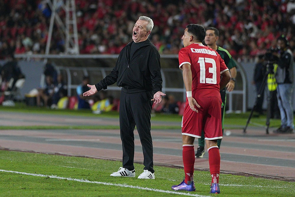 Panama vs Mexico international friendly soccer match-Mexicos coach Javier Aguirre