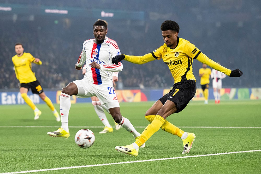 Europa League Soccer: Young Boys and Olympique Lyonnais