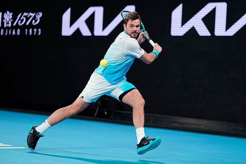 Stan Wawrinka Vs Taylor Fritz Australian Open Tennis-6