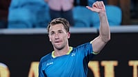 Marin Cilic vs Casper Ruud LIVE Score, AO Open 2026: Former No.2 Takes On Croatian Favourite In Round 3 Clash AP Photo/Dita Alangkara : Casper Ruud of Norway celebrates after defeating Jaume Munar of Spain in their second round match at the Australian Open tennis championship in Melbourne, Australia, Friday, Jan. 23, 2026.