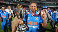 File/AP : Harmanpreet Kaur guided India to their first-ever ICC Women’s World Cup title on home soil.