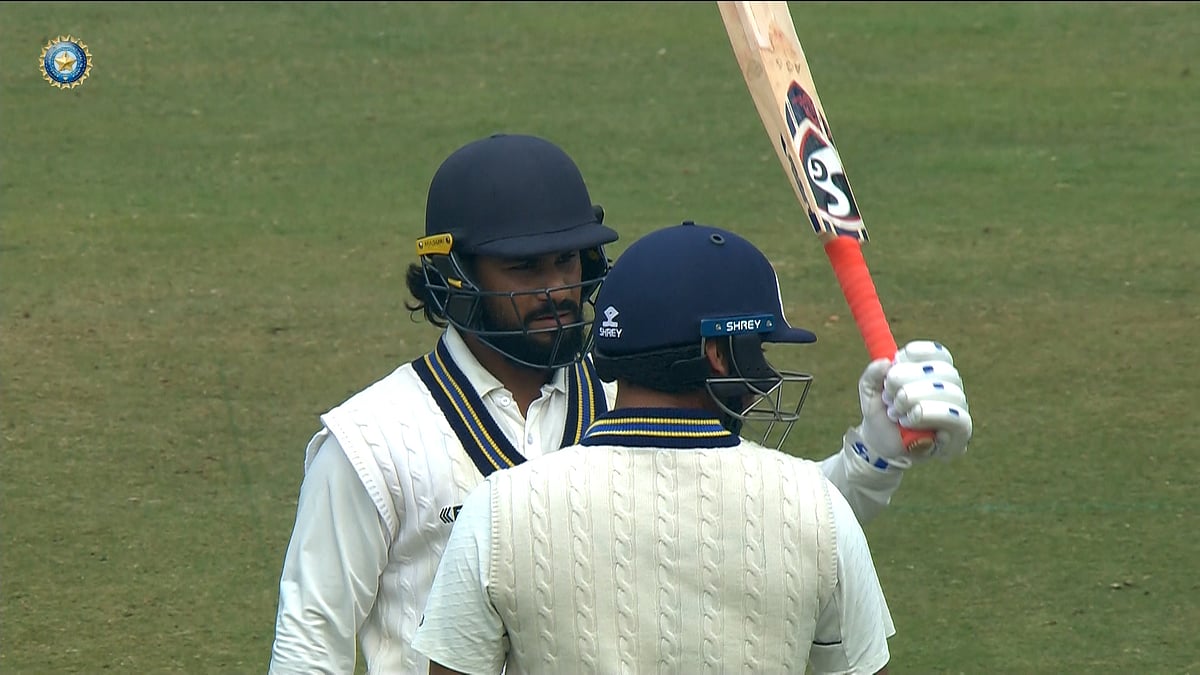 Players in action for the Day 4 of round 6 of the Ranji Trophy on Sunday January 25, 2026. - X/BCCI Domestic