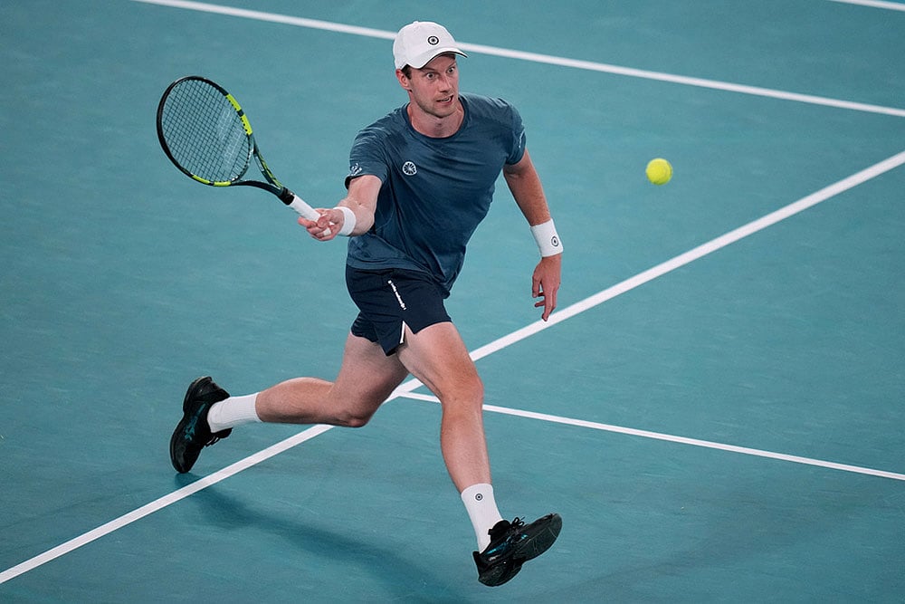 Australian Open Tennis Championship: Novak Djokovic vs Botic Van De Zandschulp