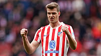 Atletico Madrid's Alexander Sorloth in action during the La Liga match against Mallorca on January 25, 2026.