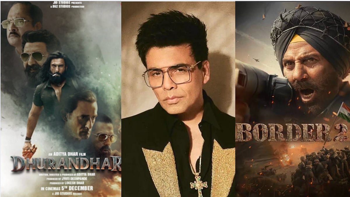 Karan Johar has hailed the box office success of Border 2 and Dhurandhar - IMDb