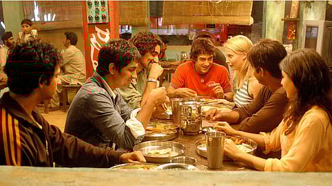 A still from Rang De Basanti