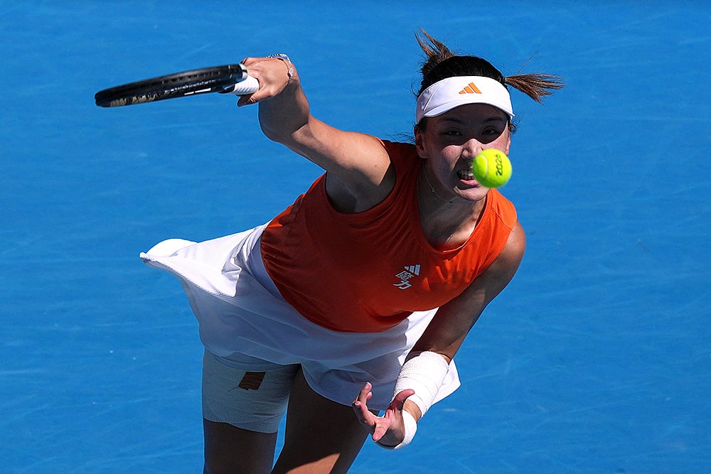 Amanda Anisimova vs Wang Xinyu Australian Open tennis-7