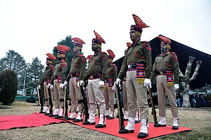University of Kashmir : Across Kashmir, security was beefed up, and barricades were put up as part of the security arrangements that were undertaken for the Republic Day celebrations in Srinagar.