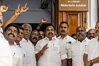 PTI : AIADMK General Secretary Edappadi K Palaniswami with party MLAs stage a walkout during the first day of the state Assembly session, in Chennai, Tuesday, Jan. 20, 2026. 