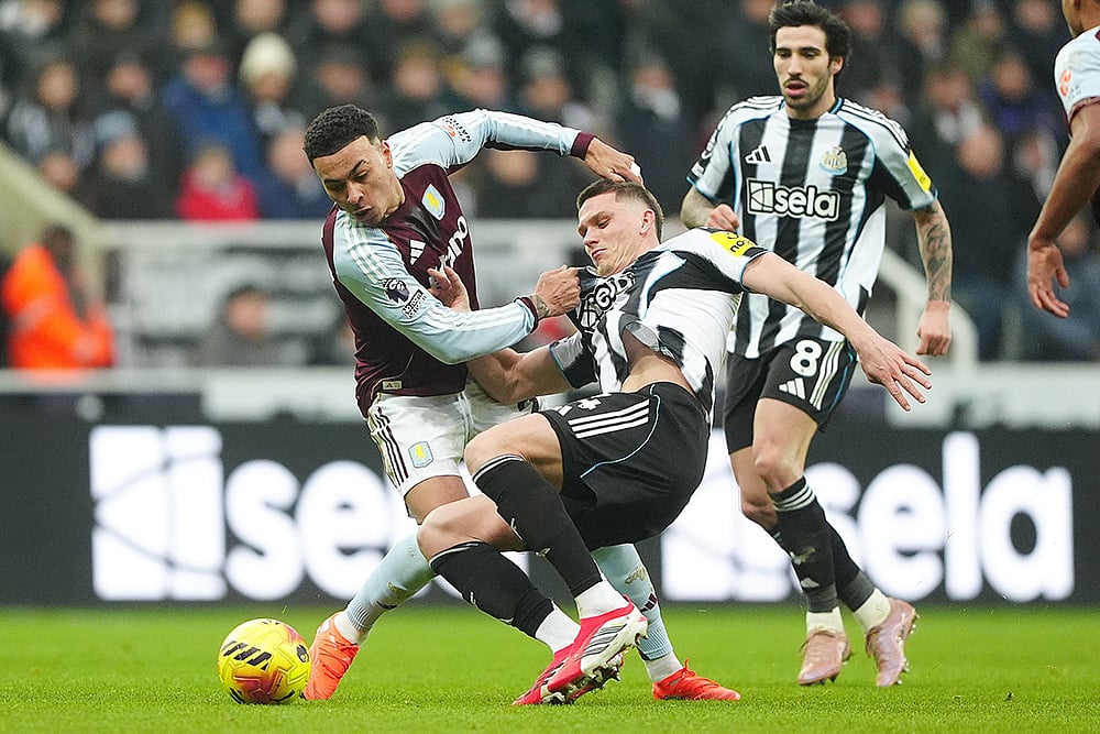 newcastle united vs aston villa english premier league soccer-Morgan Rogers