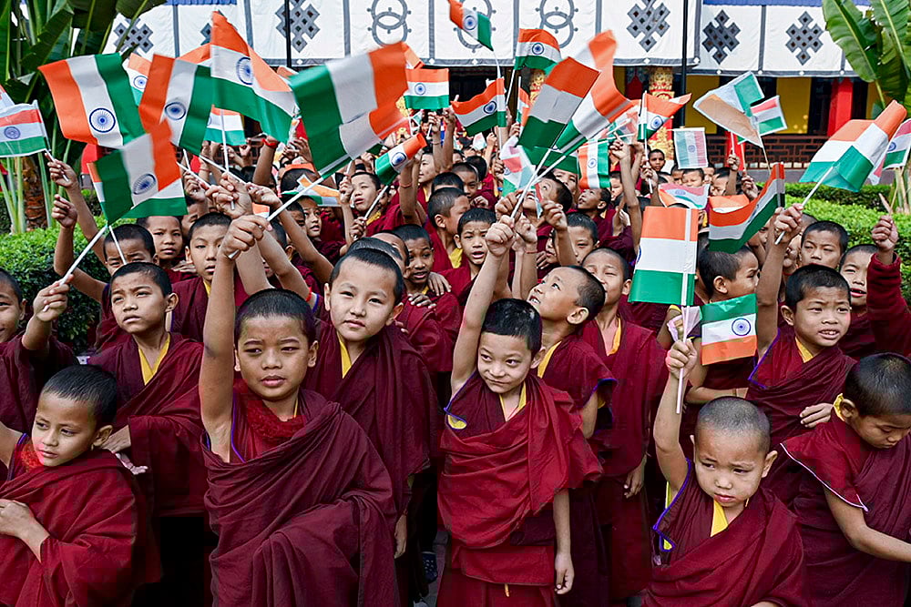Republic Day celebration in Bodh Gaya