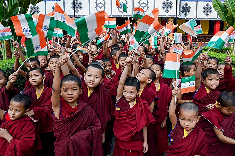 Republic Day celebration in Bodh Gaya