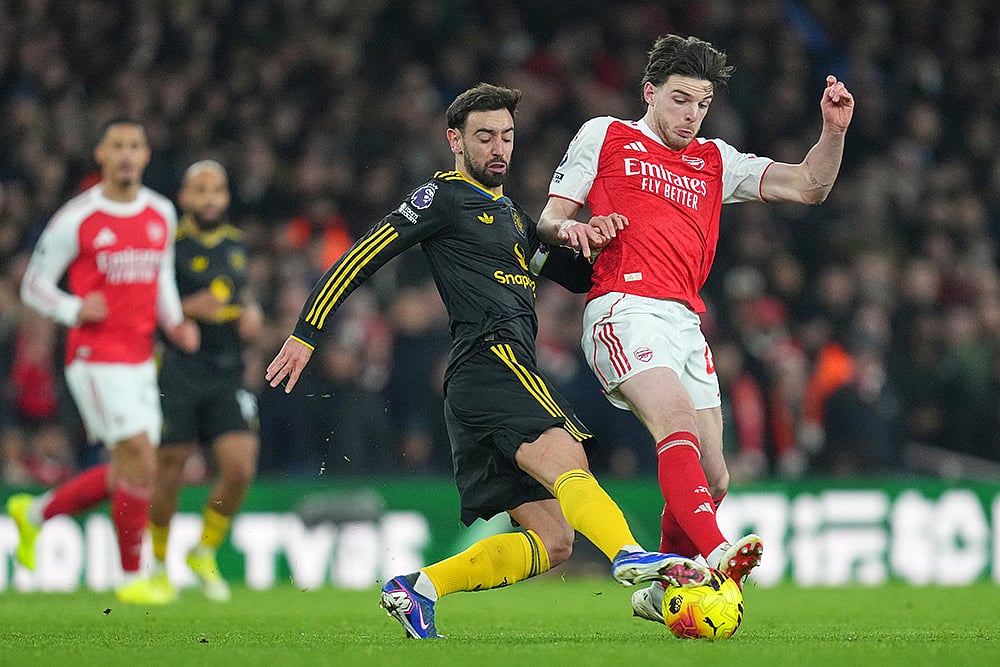 arsenal vs manchester united english premier league soccer-Leandro Trossard