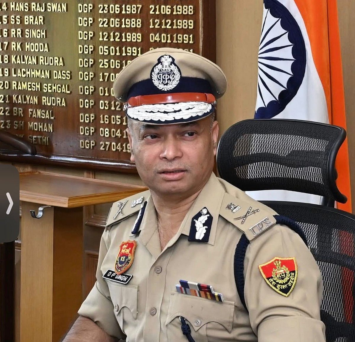 O.P. Singh, Former DGP of Haryana - null