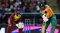 Photo: AP/Lynne Sladky : Aiden Markram bats during the West Indies vs South Africa