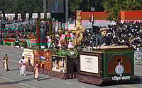Hindustan Times : West Bengal State tableaux during the 77th Republic Day celebration at Kartavya Path, on January 26, 2026 in New Delhi, India. India celebrated its 77th Republic Day with a massive display of its cultural range, economic progress, and defence strength. The display included missiles, aircraft, and weapon systems used during Op Sindoor. The theme of this year's Republic Day was 150 Years of Vande Mataram. India displayed its development journey, cultural diversity and military might at the parade. 