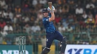 Beer Smash: What Is It And Why Joe Root Is Talking About It? Everything You Need To Know (AP Photo/Eranga Jayawardena) : England's captain Harry Brook hits a six during the third ODI cricket match between England and Sri Lanka in Colombo, Sri Lanka, Tuesday, Jan. 27, 2026.